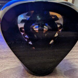 Tim Lazer Signed - Hand Blown Perfume Bootle - Black